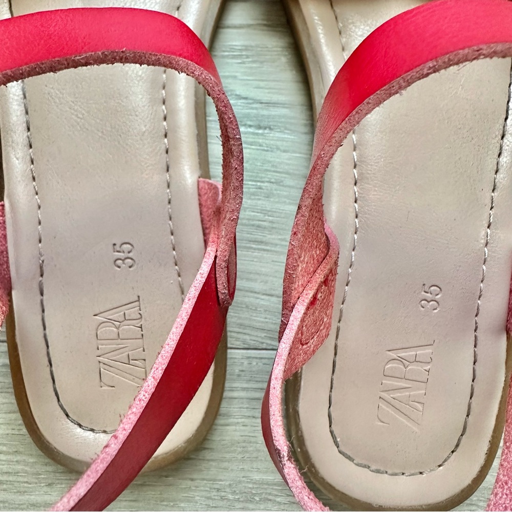 Zara Kids Red Sandals - Picture 4 of 7